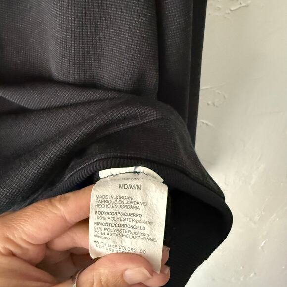 Under Armour ColdGear Black Snap‎ Pullover Size M Waffle Lined Quarter Button - Picture 7 of 10